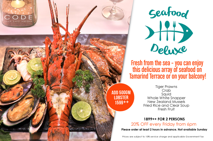 Seafood Deluxe promo CODE hotel